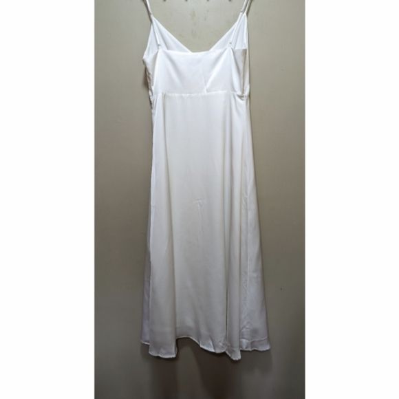 White Satin Dress - Picture 4 of 8